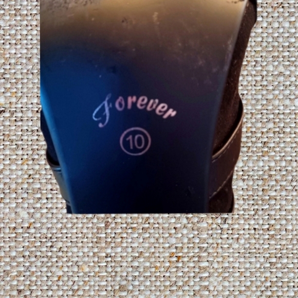 Forever Black Buckled Strap Boots - Picture 5 of 5